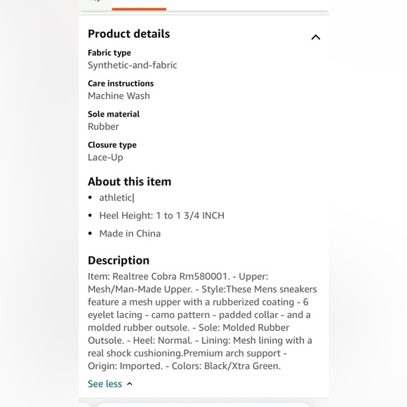 Men’s Realtree Python Hiker 9 1/2 M - Picture 8 of 8